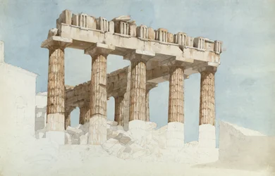 Ost- und Südseite des Parthenon, ca. 1813